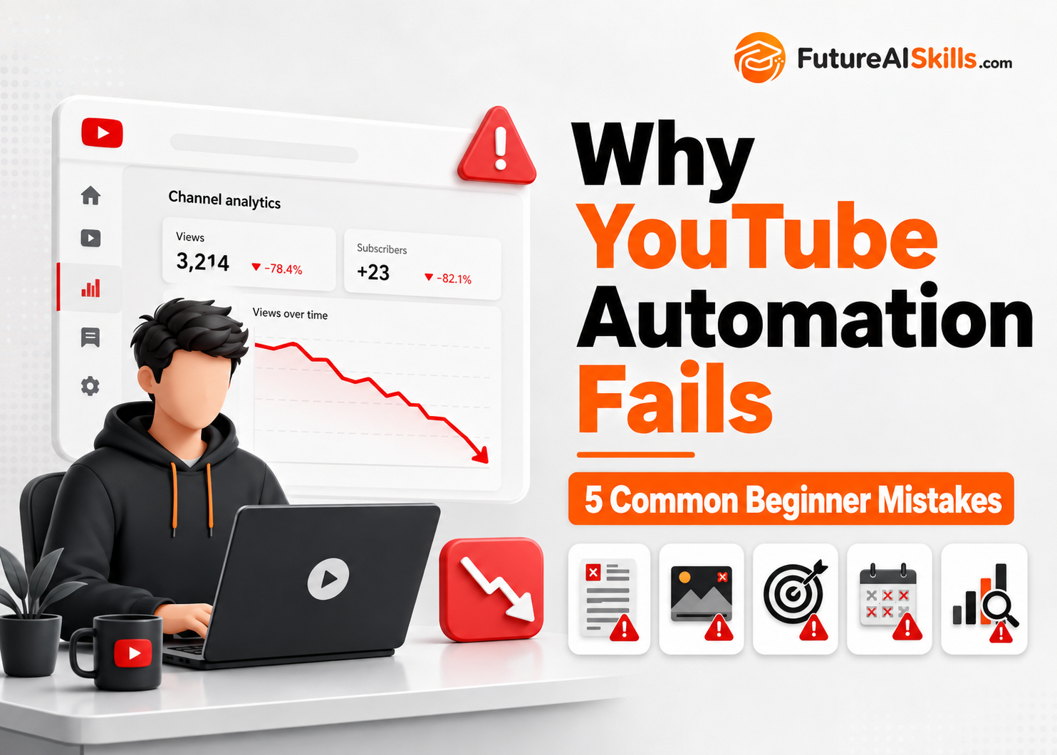 Why Most YouTube Automation Channels Fail: 5 Common Mistakes Beginners Make